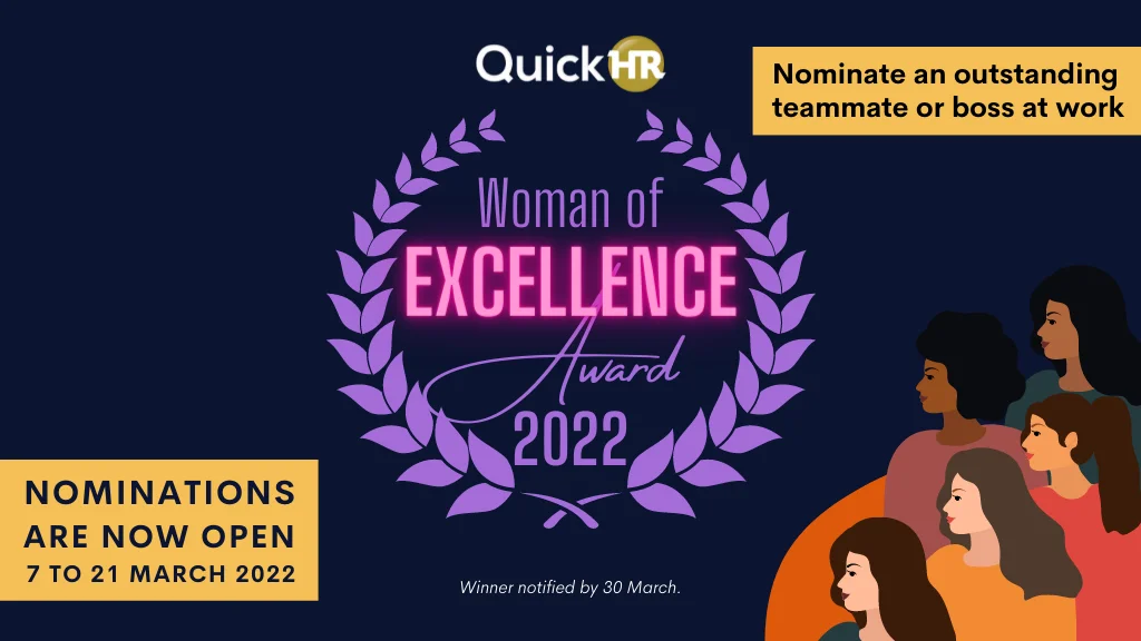 QuickHR's Woman of Excellence Award 2022